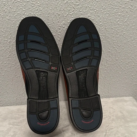 Johnston & Murphy Men's XC4 Maddox Penny Tan Leather Loafers - Picture 4 of 7